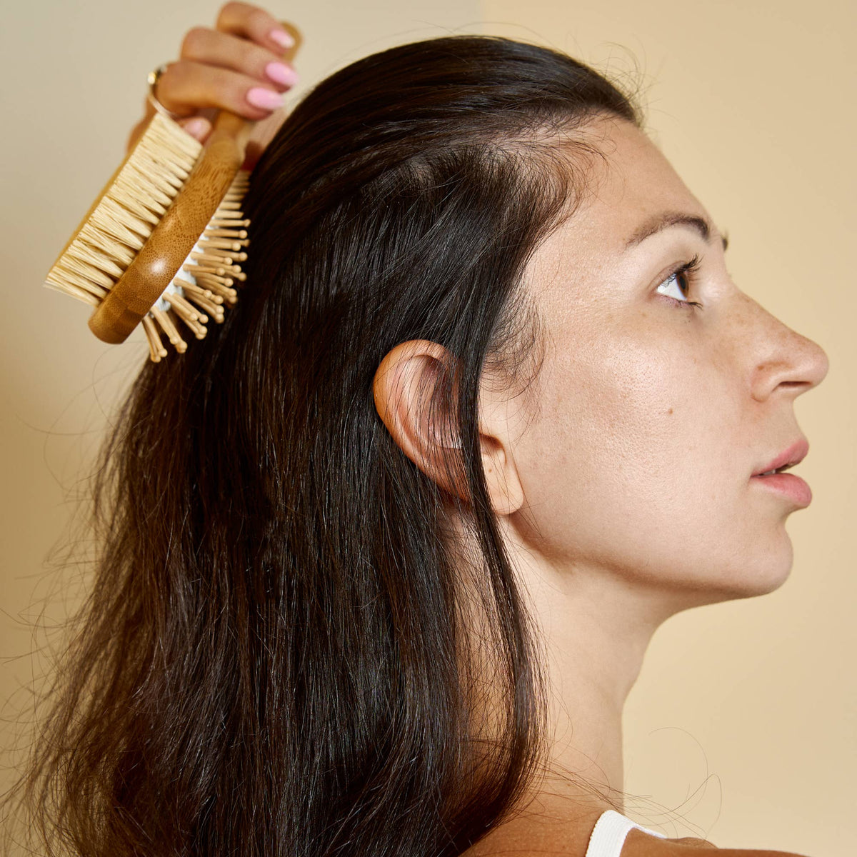 Double-Sided Bamboo Hair Brush