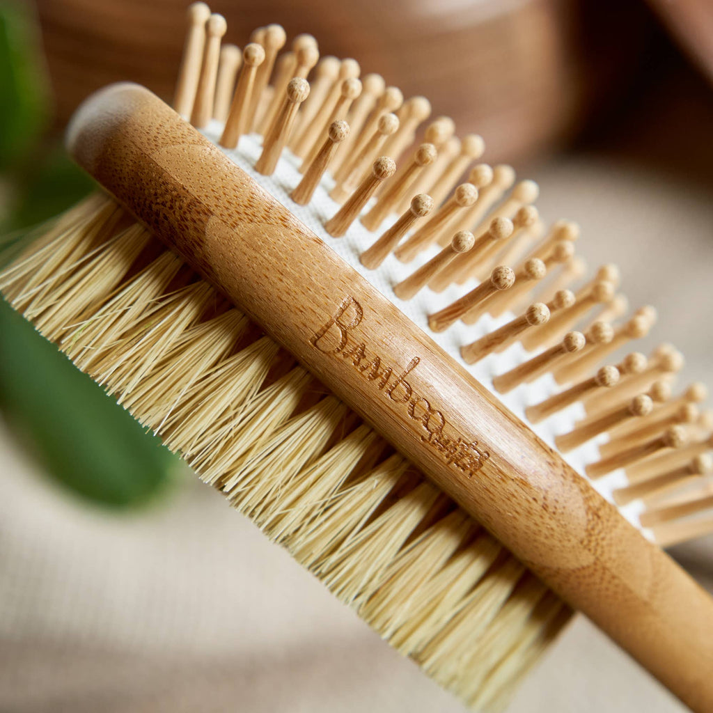 Double-Sided Bamboo Hair Brush