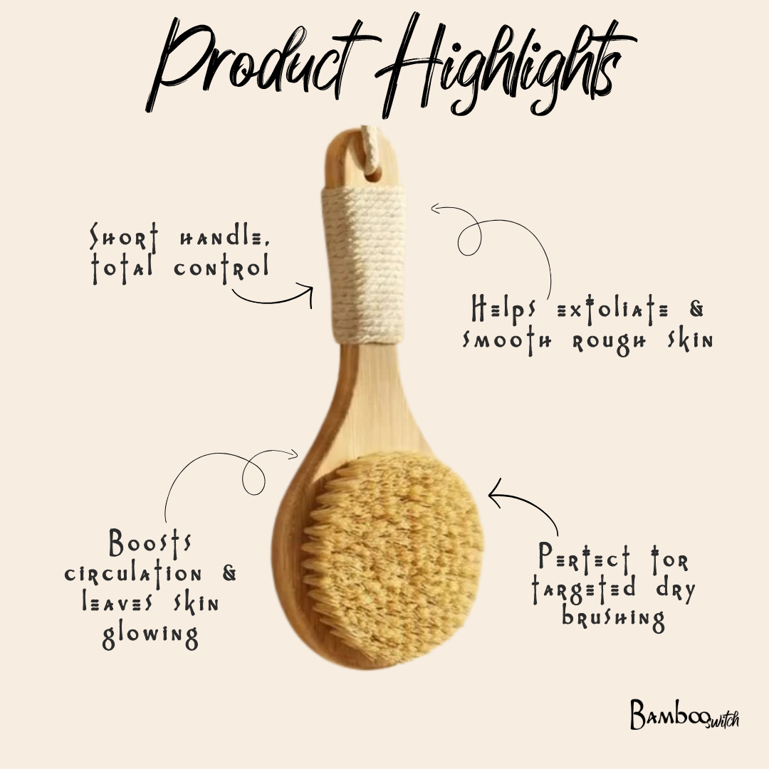 Mini Bamboo Dry Brush